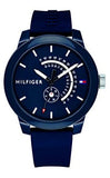 Tommy Hilfiger Denim Quartz Blue Dial Blue Rubber Strap Watch for Men - 1791482 Buy Now By Tommy Hilfiger