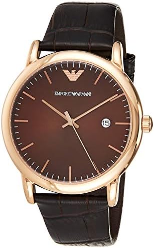 Emporio Armani Luigi Classic Brown Dial Brown Leather Strap Watch For Men - AR2503 Buy Now By Emporio Armani