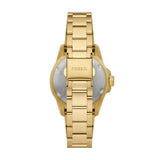 Fossil Blue Dive Three Hand White Dial Gold Steel Strap Watch For Women - ES5350 Buy Now By Fossil