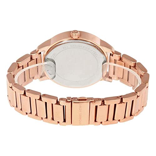 Michael Kors Kinley Rose Gold Dial Rose Gold Steel Strap Watch for Women - MK6210 Buy Now By Michael Kors