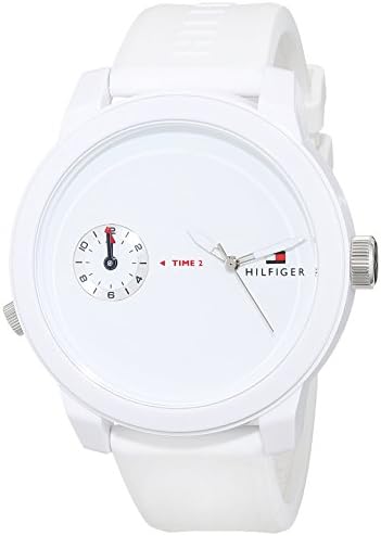 Tommy Hilfiger Denim White Dial White Rubber Strap Watch for Men - 1791324 Buy Now By Tommy Hilfiger