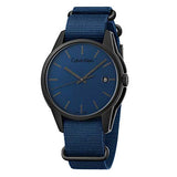 Calvin Klein Tone Blue Dial Blue NATO Strap Watch for Men - K7K514VN Buy Now By Calvin Klein