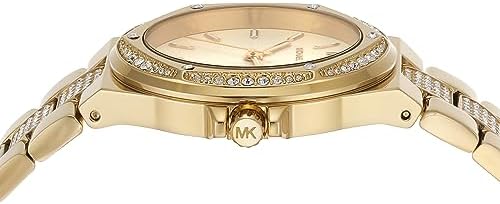 Michael Kors Lenox Three Hand Silver Dial Gold Steel Strap Watch For Women - MK7361 Buy Now By Michael Kors
