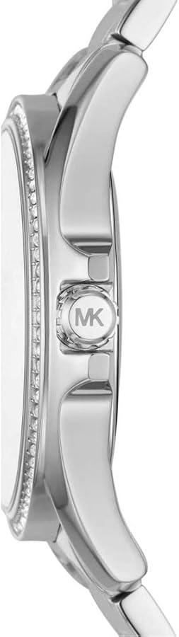 Michael Kors Kacie Three Hand Pink Dial Silver Steel Strap Watch for Women - MK6929 Buy Now By Michael Kors