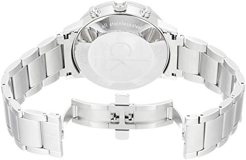 Calvin Klein Post Minimal White Dial Silver Steel Strap Watch for Men - K7627126 Buy Now By Calvin Klein