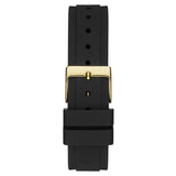 Guess Solstice Green Dial Black Rubber Strap Watch for Women - GW0113L1 Buy Now By Guess