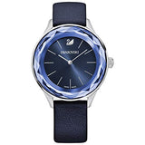 Swarovski Octea Nova Blue Dial Blue Leather Strap Watch for Women - 5295349 Buy Now By Swarovski