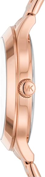 Michael Kors Slim Runway Rose Gold Dial Rose Gold Steel Strap Watch for Women - MK4658 Buy Now By Michael Kors