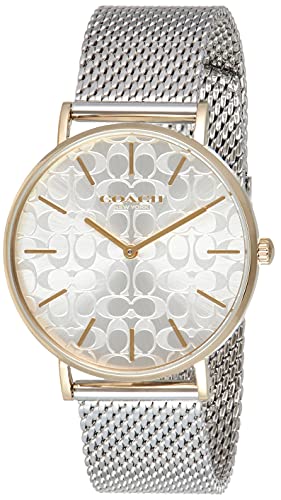 Coach Perry Silver Dial Silver Mesh Bracelet Watch for Women - 14503387 Buy Now By Coach