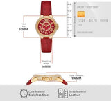 Michael Kors Camille Three-Hand Red Dial Red Leather Strap Watch for Women - MK4750 Buy Now By Michael Kors