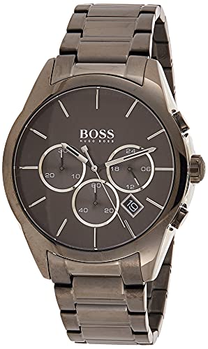 Hugo Boss Classic Grey Dial Grey Steel Strap Watch for Men - 1513364 Buy Now By Hugo Boss