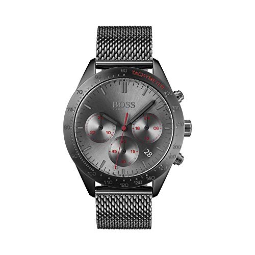Hugo Boss Talent Gunmetal Dial Grey Mesh Bracelet Watch for Men - 1513637 Buy Now By Hugo Boss