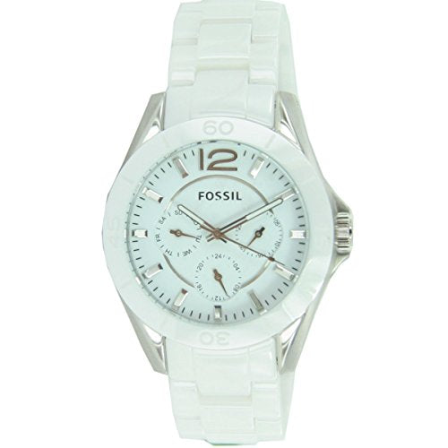 Fossil Ceramic White Dial White Ceramic Strap Watch for Women - CE1002 Buy Now By Fossil