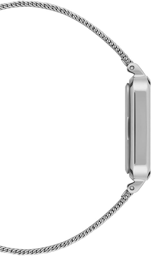 Daniel Wellington Quadro Unitone Silver Dial Silver Mesh Strap Watch For Women - DW00100486 Buy Now By Daniel Wellington