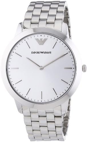 Emporio Armani Classic Quartz Silver Dial Silver Steel Strap Watch For Men - AR1745 Buy Now By Emporio Armani