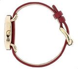 Marc Jacobs Amy Red Dial Burgundy Leather Strap Watch for Women - MBM1152 Buy Now By Marc Jacobs