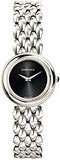 Versace V-Flare Quartz Black Dial Silver Steel Strap Watch for Women - VEBN00618 Buy Now By Versace