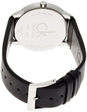 Calvin Klein Minimal Black Dial Black Leather Strap Watch for Men - K3M211C4 Buy Now By Calvin Klein