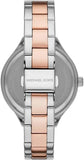 Michael Kors Slim Runway Crystals Silver Dial Two Tone Steel Strap Watch for Women - MK1045 Buy Now By Michael Kors