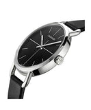 Calvin Klein Even Black Dial Black Leather Strap Watch for Women - K7B231CZ Buy Now By Calvin Klein