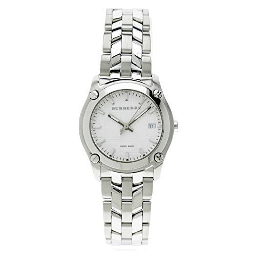 Burberry Heritage Check White Dial Silver Steel Strap Watch for Women - BU1853 Buy Now By Burberry