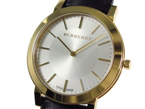 Burberry The City Gold Dial Black Leather Strap Watch for Men - BU2353 Buy Now By Burberry