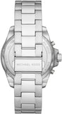 Michael Kors Wren Chronograph Black Dial Silver Steel Strap Watch For Men - MK8880 Buy Now By Michael Kors
