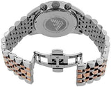Emporio Armani Sportivo Chronograph Silver Dial Two Tone Steel Strap Watch For Men - AR5999 Buy Now By Emporio Armani