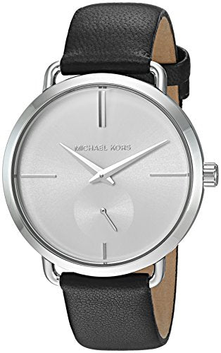 Michael Kors Portia Quartz White Dial Black Leather Strap Watch For Women - MK2658 Buy Now By Michael Kors