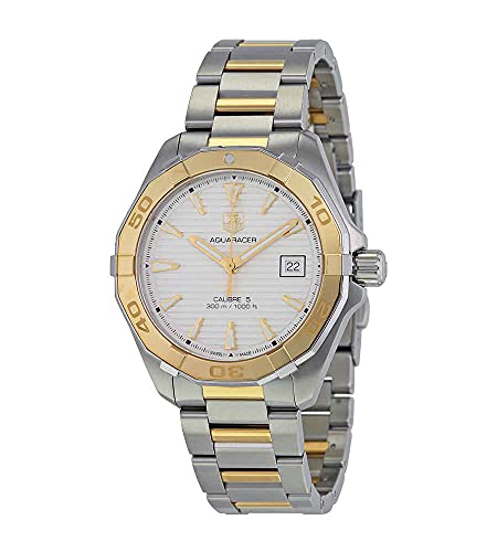 Tag Heuer Aquaracer Automatic White Dial Two Tone Steel Strap Watch for Men - WAY2151.BD0912 Buy Now By Tag Heuer