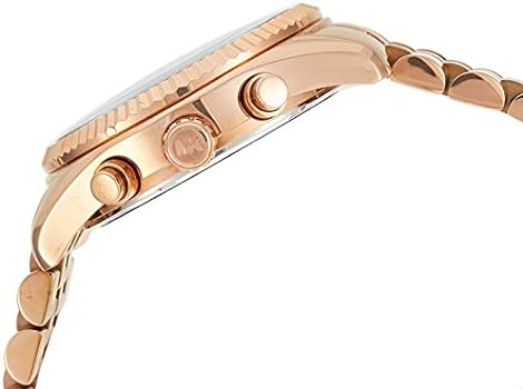 Michael Kors Lexington Purple Dial Rose Gold Steel Strap Watch For Women - MK6207 Buy Now By Michael Kors