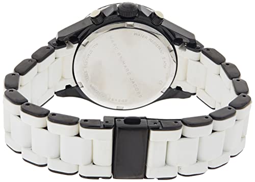 Marc Jacobs Rock Chronograph White Dial White Silicone Strap Watch for Women - MBM2574 Buy Now By Marc Jacobs