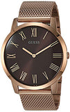 Guess Analog Brown Dial Brown Mesh Bracelet Watch for Men - GW0074G1 Buy Now By Guess