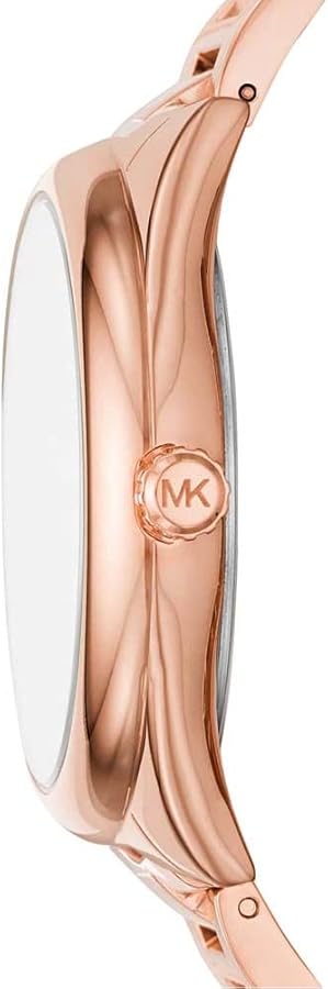 Michael Kors Janelle Quartz Crystals Rose Gold Dial Rose Gold Steel Strap Watch For Women - MK7312 Buy Now By Michael Kors
