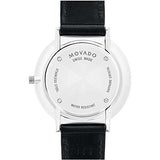 Movado Ultra Slim Black Dial Black Leather Strap Watch For Women - 0607090 Buy Now By Movado