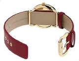 Marc Jacobs Amy Red Dial Burgundy Leather Strap Watch for Women - MBM1152 Buy Now By Marc Jacobs