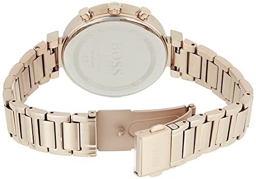 Hugo Boss Flawless Quartz White Dial Gold Steel Strap Watch for Women -1502531 Buy Now By Hugo Boss