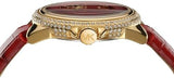 Michael Kors Camille Three-Hand Red Dial Red Leather Strap Watch for Women - MK4750 Buy Now By Michael Kors