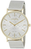 Coach Perry Silver Dial Silver Mesh Bracelet Watch for Women - 14503387 Buy Now By Coach