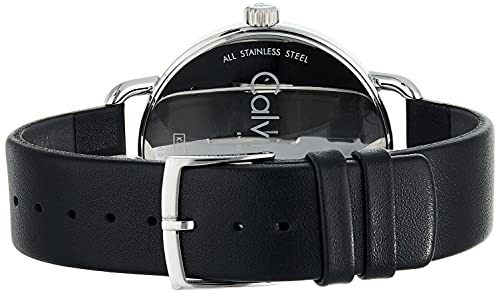 Calvin Klein Evan Black Dial Black Leather Strap Watch for Men - K7B211CZ Buy Now By Calvin Klein