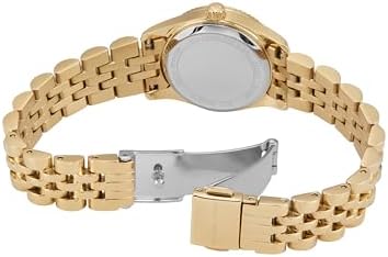 Michael Kors Lexington Three Hand Blue Dial Gold Steel Strap Watch for Women - MK4813 Buy Now By Michael Kors