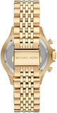 Michael Kors Bayville Chronograph Black Dial Gold Steel Strap Watch For Men - MK8726 Buy Now By Michael Kors