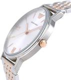 Emporio Armani Kappa Quartz Silver Dial Two Tone Mesh Bracelet Watch For Men - AR11093 Buy Now By Emporio Armani