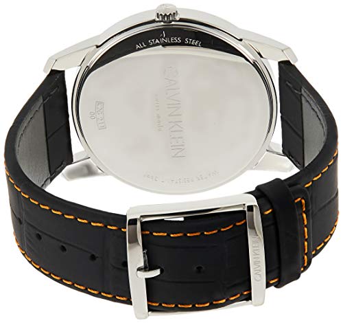 Calvin Klein City Black Dial Black Leather Strap Watch for Men - K2G211C1 Buy Now By Calvin Klein