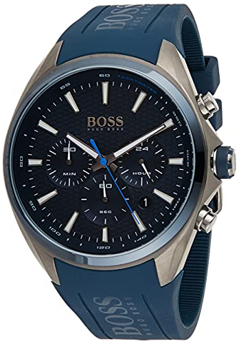 Hugo Boss Distinct Blue Dial Blue Rubber Strap Watch for Men - 1513856 Buy Now By Hugo Boss