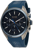 Hugo Boss Distinct Blue Dial Blue Rubber Strap Watch for Men - 1513856 Buy Now By Hugo Boss
