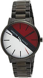 Armani Exchange Cayde Multicolor Dial Black Steel Strap Watch For Men - AX2725 Buy Now By Armani Exchange