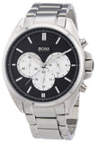 Hugo Boss Driver Black Dial Silver Steel Strap Watch for Men - 1512883 Buy Now By Hugo Boss