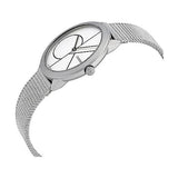 Calvin Klein Minimal White Dial Silver Mesh Bracelet Watch for Women - K3M5215X Buy Now By Calvin Klein