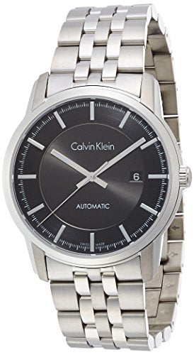 Calvin Klein Infinity Black Dial Silver Steel Strap Watch for Men - K5S34141 Buy Now By Calvin Klein